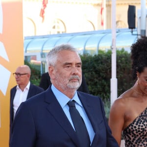 Luc Besson et sa femme Virginie Besson-Silla à la première du film "Dogman" lors du 49ème Festival du Cinema Americain de Deauville, France, le 2 septembre 2023. © Denis Guignebourg/BestImage