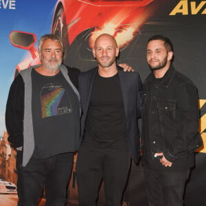 Luc Besson, Franck Gastambide et Malik Bentalha - Avant-première du film "Taxi 5" au cinéma le Grand Rex à Paris, France, le 8 avril 2018. © Coadic Guirec/Bestimage