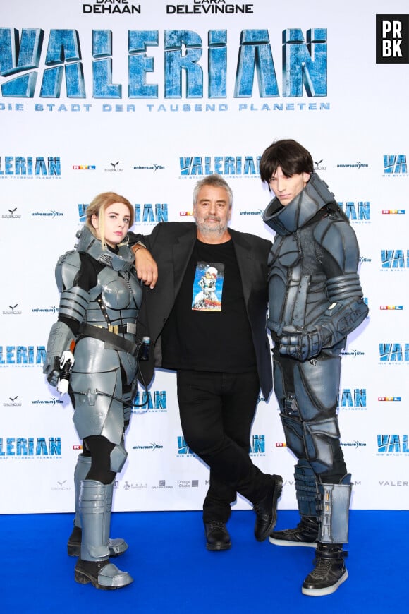 Luc Besson à la première de "Valérian et la Cité des milles planètes" à Berlin, le 19 juillet 2017.