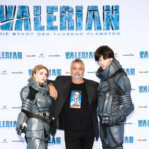 Luc Besson à la première de "Valérian et la Cité des milles planètes" à Berlin, le 19 juillet 2017.