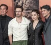 Zack Van Amburg, Chris Evans, Ana de Armas et Jamie Erlicht à la première du film "Ghosted" à New York, le 18 avril 2023.