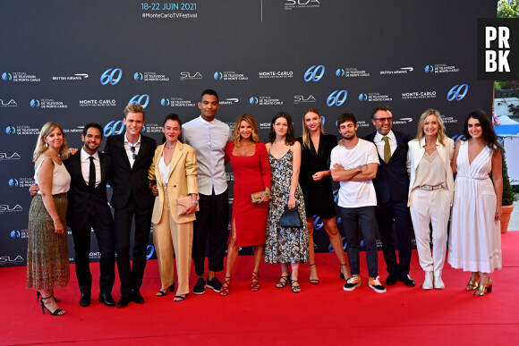 Le casting d'Ici tout commence lors de la soirée d'ouverture du 60ème Festival de Télévision de Monte-Carlo au Grimaldi Forum à Monaco, le 18 juin 2021. © Bruno Bébert/Bestimage