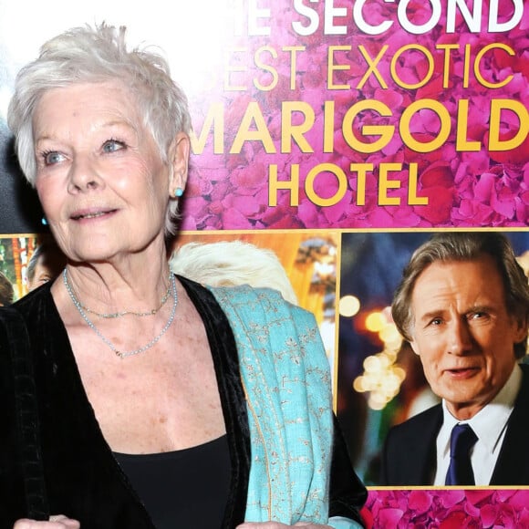 Judi Dench à la première de "The Second Best Exotic Marigold Hotel" à New York, le 3 mars 2015