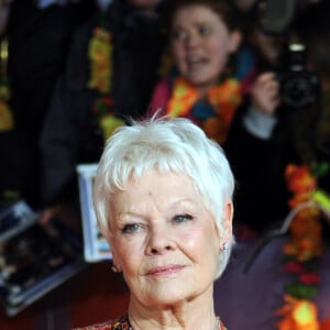 Judi Dench - Première du film "The Second Best Exotic Marigold Hotel" à Londres le 17 février 2015.