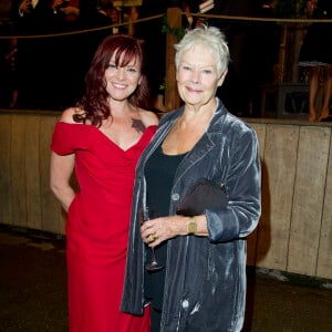 Dame Judi Dench et sa fille Finty Williams - Diner de gala pour recolter des fonds pour le nouveau theatre interieur, Sam Wanamaker Playhouse, qui ouvrira ses portes pour la premiere fois en Janvier 2014 au theatre du Globe de Shakespeare. Le 17 octobre 2013