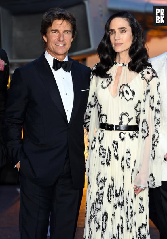 Tom Cruise, Jennifer Connelly - Première du film "Top Gun : Maverick" à Londres. Le 19 mai 2022