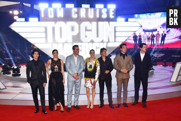 L'équipe du film "Top Gun: Maverick" à Mexico City le 6 mai 2022.