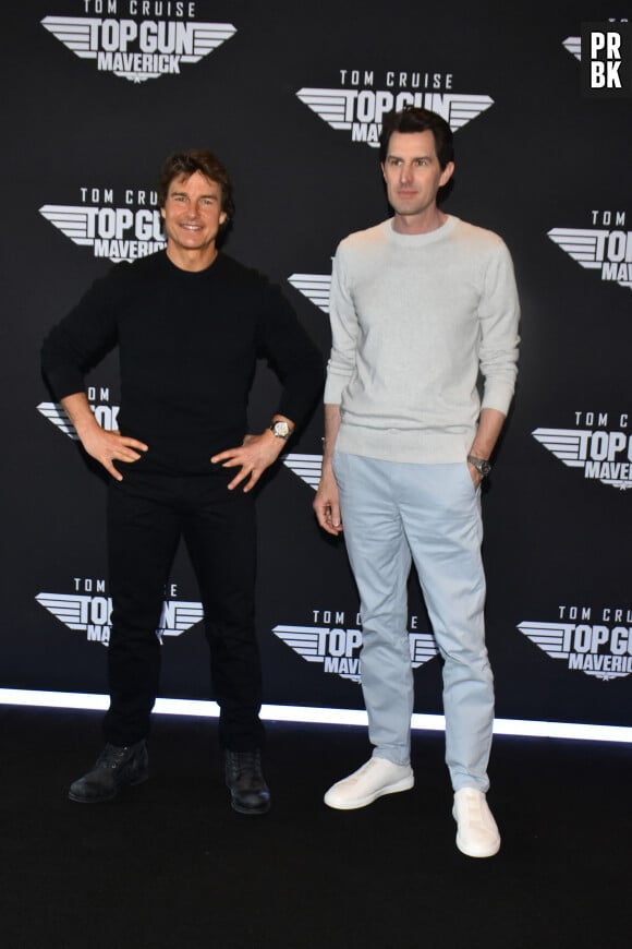 Tom Cruise et Joe Konsinski - Avant-première du film "Top Gun Maverick" a Mexico City le 6 mai 2022