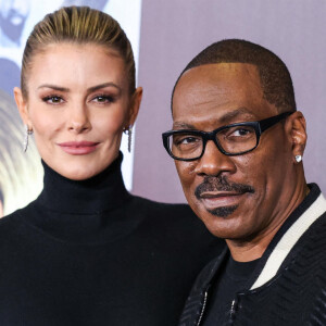 Eddie Murphy et Paige Butcher à la première du film "You People" (Netflix).