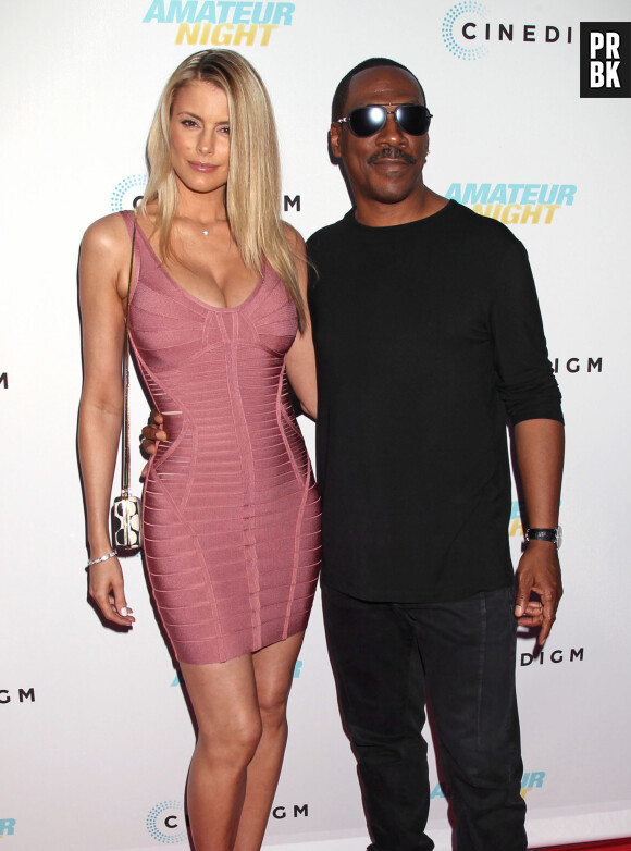 Eddie Murphy et Paige Butcher - Première du film "Amateur Night" au Arclight Cinemas à Hollywood.