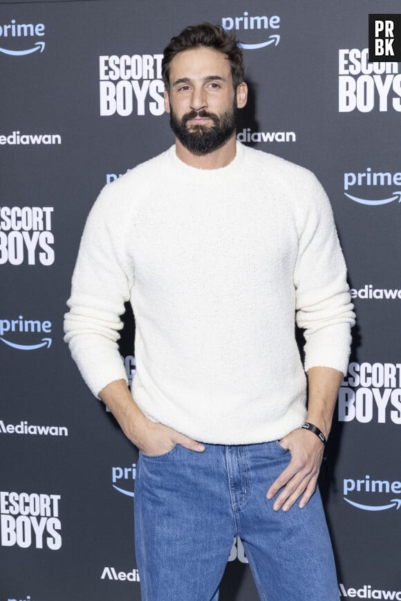 Guillaume Labbé à la première de la série "Escort Boys" au cinéma UGC Ciné Cité Les Halles à Paris. © Cyril Moreau / Bestimage.