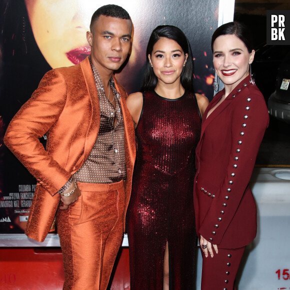 Ismael Cruz Cordova, Gina Rodriguez, Sophia Bush - Première du film "Miss Bala" à Los Angeles.