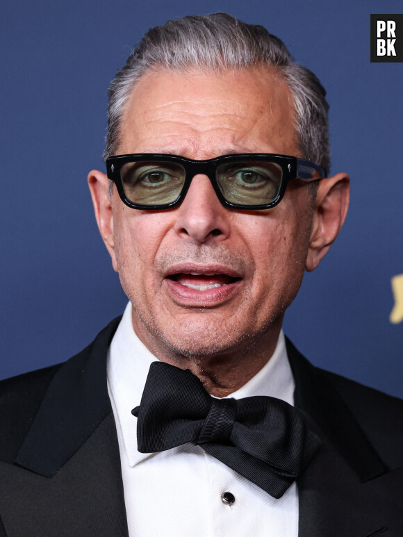 Salle de presse de la 30ème cérémonie des Screen Actors Guild Awards à Los Angeles (SAG Awards) - 30ème cérémonie annuelle des Screen Actors Guild Awards qui s'est tenue au Shrine Auditorium et à l'Expo Hall de Los Angeles. Sur la photo : Jeff Goldblum