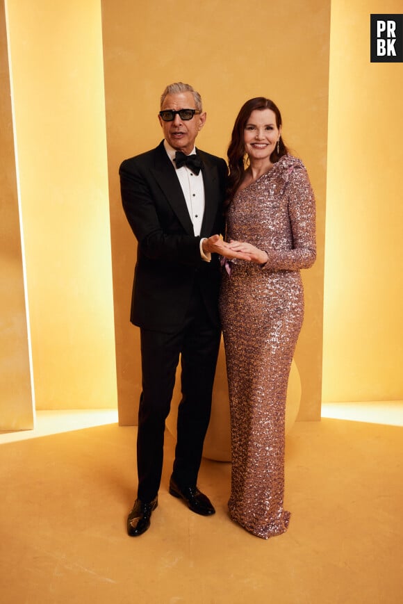 24 février 2024 - Los Angeles, Californie, États-Unis - Jeff Goldblum et Geena Davis lors du 30e Screen Actors Guild Awards au Shrine Auditorium.