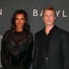 Brad Pitt et Karine Le Marchand à la première du film "Babylon" au cinéma Le Grand Rex à Paris, France, le 14 janvier 2023. © Coadic Guirec/Bestimage