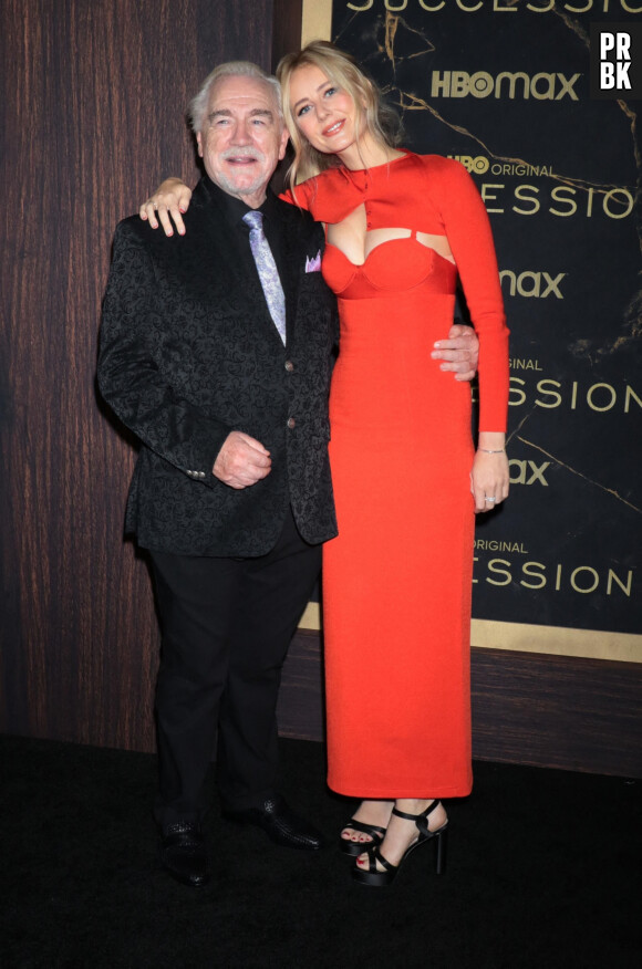 Brian Cox, Justine Lupe - Première de la saison 3 de la série "Succession" au Musée d'Histoire naturelle de New York. Le 12 octobre 2021