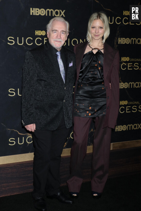 Brian Cox, Annabelle Dexter-Jones - Première de la saison 3 de la série "Succession" au Musée d'Histoire naturelle de New York. Le 12 octobre 2021