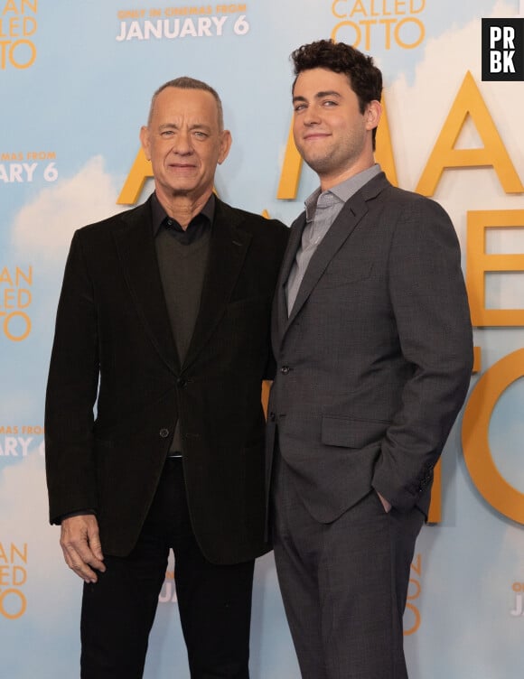 Tom Hanks, Truman Hanks, à la première du film "A Man Called Otto" à Londres.