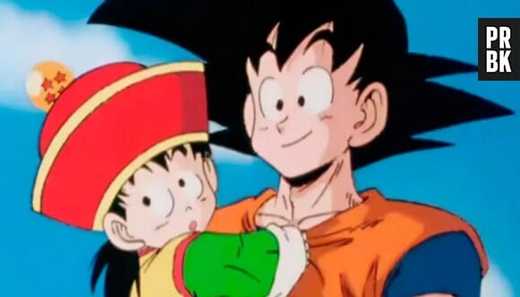 Goku et Gohan dans Dragon Ball Z.