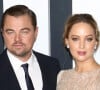 Leonardo DiCaprio et Jennifer Lawrence (enceinte) à la première du film "Don't Look Up" à New York.