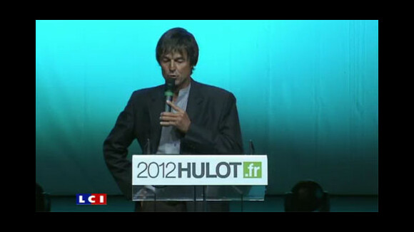 Nicolas Hulot : ''j'ai donc décidé d'être candidat à l'éléction présidentielle'' en 2012