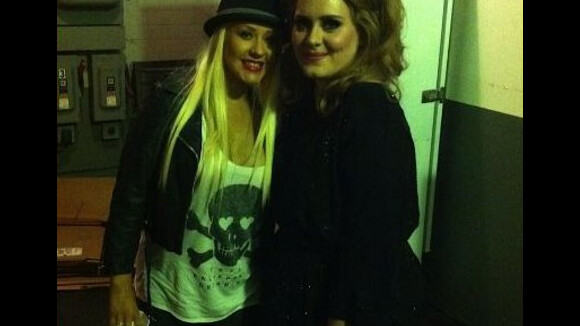 Christina Aguilera : Fan d'Adèle (PHOTO)