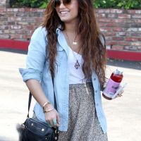 Demi Lovato : tout sourire à Los Angeles (PHOTOS)