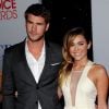 Liam Hemsworth et Miley Cyrus aux People's Choice Awards 2012