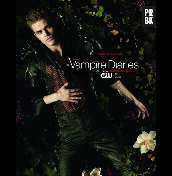 Paul Wesley sur un poster de Vampire Diaries