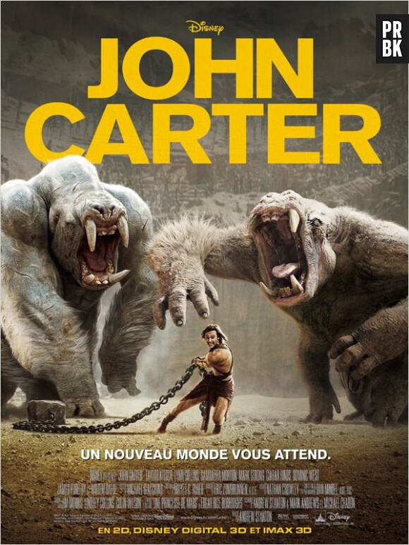 Affiche de John Carter, au cinéma le 7 mars 2012
