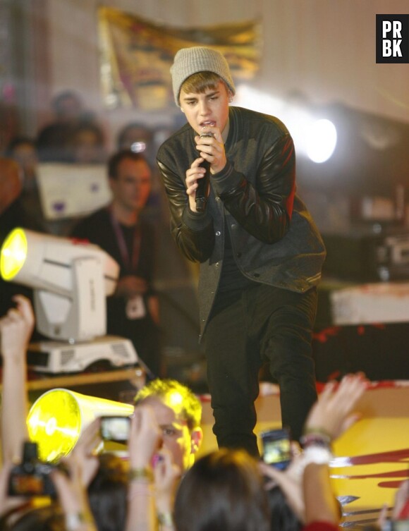 Justin Bieber sur scène