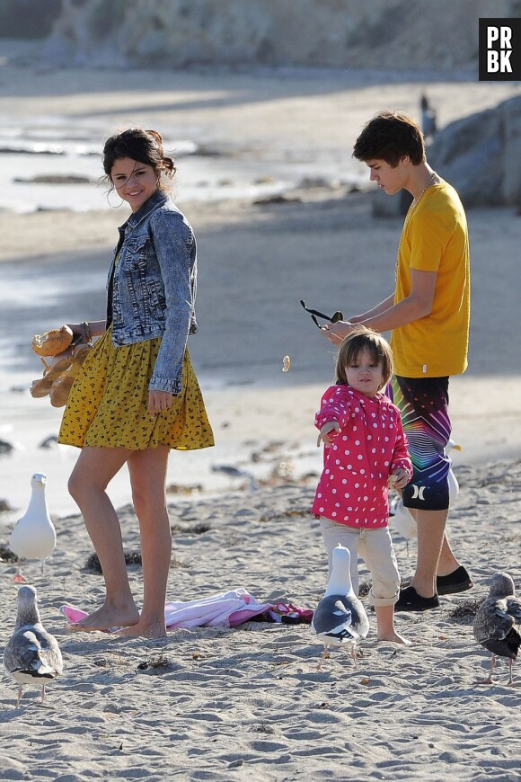 Justin et Selena en mode papa maman