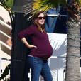 Jennifer Garner pregnant in early February 2012