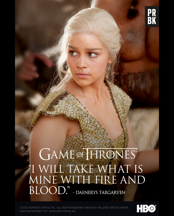 Daenerus Targaryen dans Game of Thrones