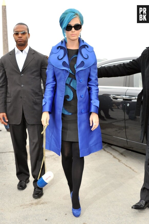 Katy Perry au top dans sa tenue bleue