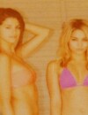 Vanesse Hudgens en bikini rose et perruqe blonde avec ses partenaires de Spring Breakers