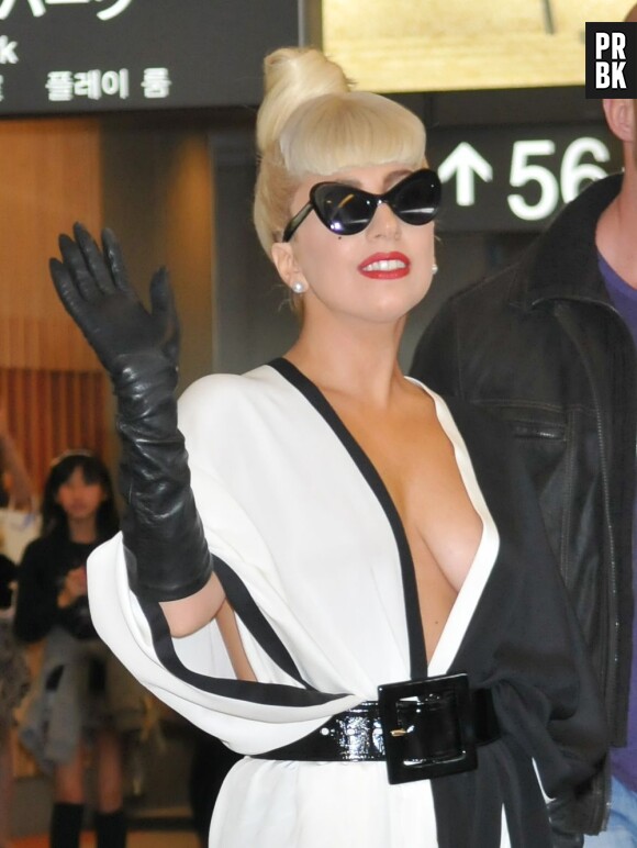 Lady Gaga lors d'un passage au Japon