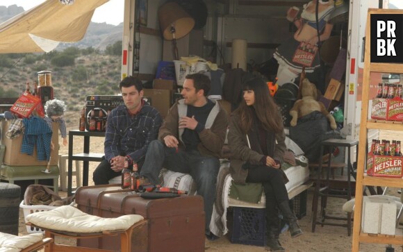 Nick avec Schmidt et CeCe
