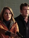 Castle et Beckett dans un épisode de la saison 4 de Castle