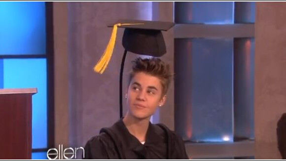 Justin Bieber : diplômé en live à la télé (VIDEO)