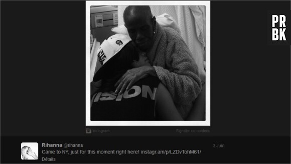 Rihanna rend visite à sa grand-mère malade