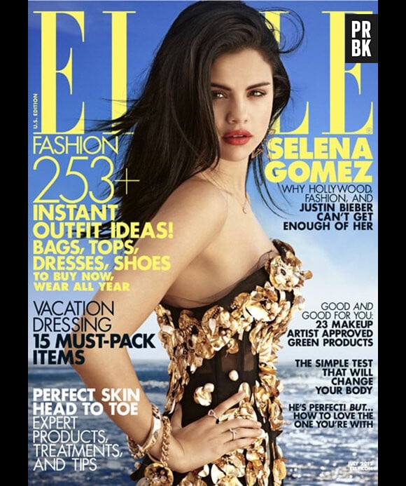 Selena Gomez en couverture d'ELLE US