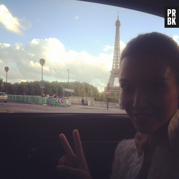 Kim Kardashian est contente d'être à Paris !