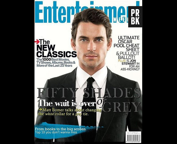 Une fausse couverture d'Entertainment Weekly pour annoncer le (faux) casting de Matt Bomer dans Fifty Shades of Grey