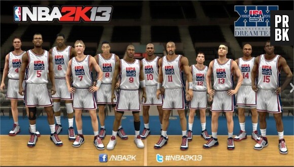 Hâte de jouer avec la Dream Team de NBA 2K13 ?