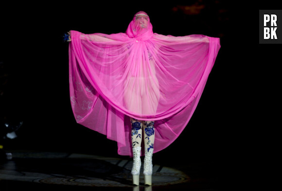 Lady Gaga, toujours aussi excentrique à la Fashion Week de Londres