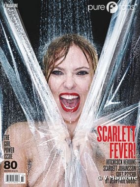 Scarlett Johansson sous la douche pour V Magazine