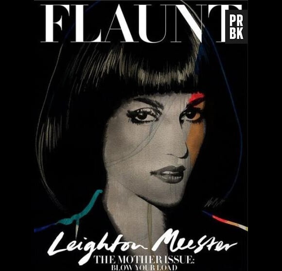 Leighton Meester, star du magazine Flaunt