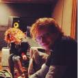 Ed Sheeran est passé par le studio de Justin Bieber !