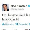 Gad Elmaleh s'explique sur son tweet